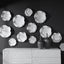 Abella Ceramic Wall-Mounted Bowls in White - Set of 3