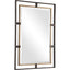 Carrizo Gold & Bronze Rectangle Mirror