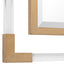 Balkan Golden Square Mirror