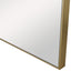 Alexo Gold Square Mirror