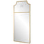 Caddington Tall Brass Mirror