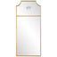 Caddington Tall Brass Mirror