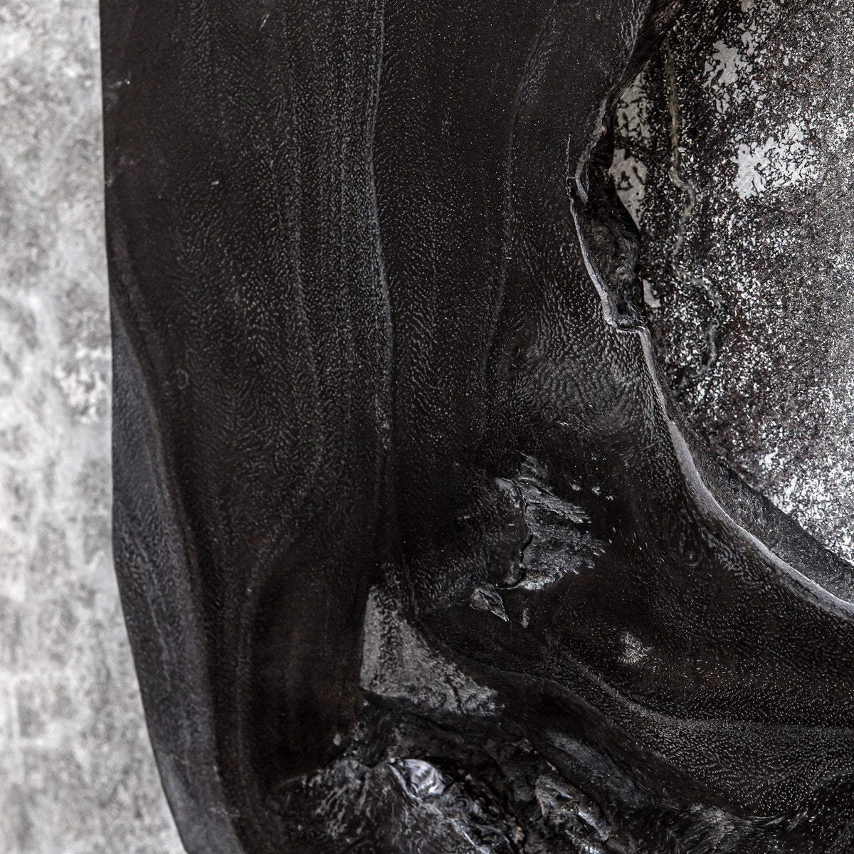 Bahati Ebony Wood Wall Art, S/9