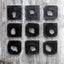 Bahati Ebony Wood Wall Art, S/9