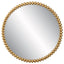 Byzantine Round Gold Mirror