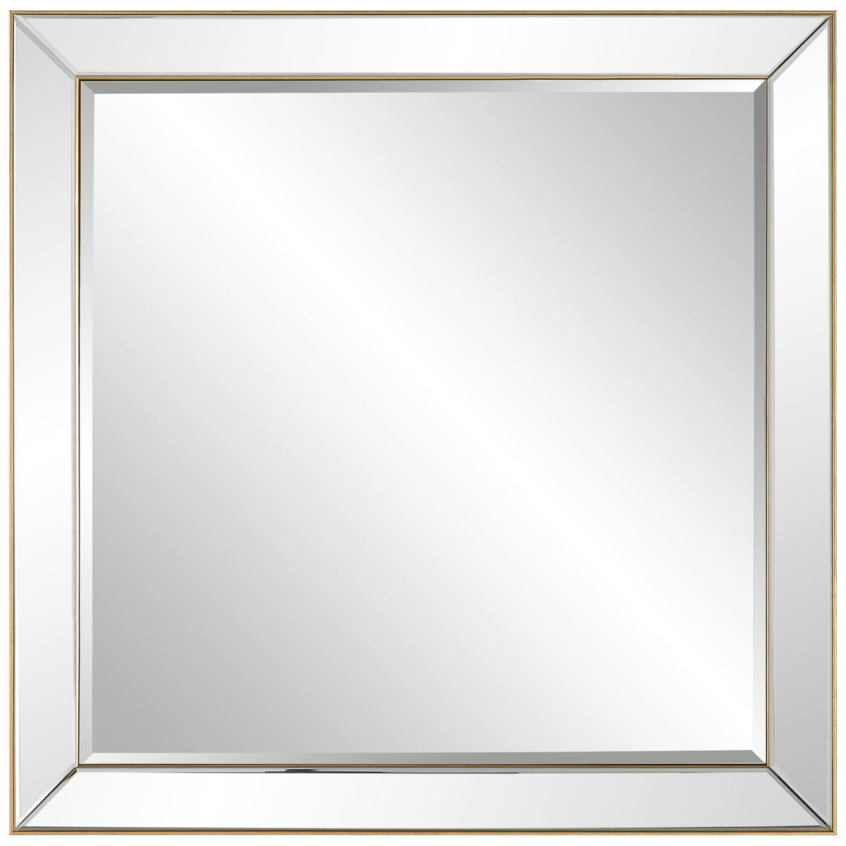 Lytton Gold Square Mirror