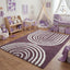 Moodi Shaggy Purple Velvetine Rug