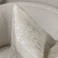 Nelly Cream & Silver Marble Metallic Cushion - 50x50cm