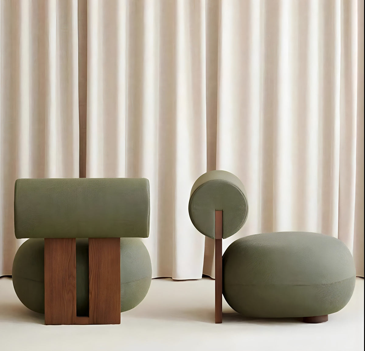 Nisu Home Chair Green Yoshiko Chair House of Isabella UK