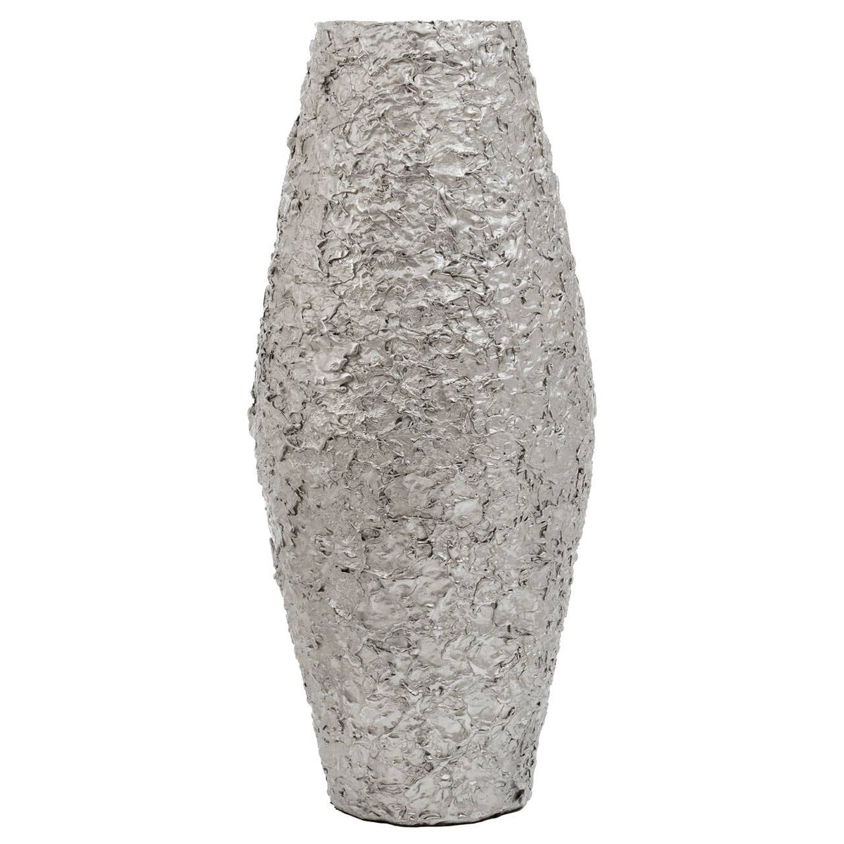 Akola Large Silver Vase.