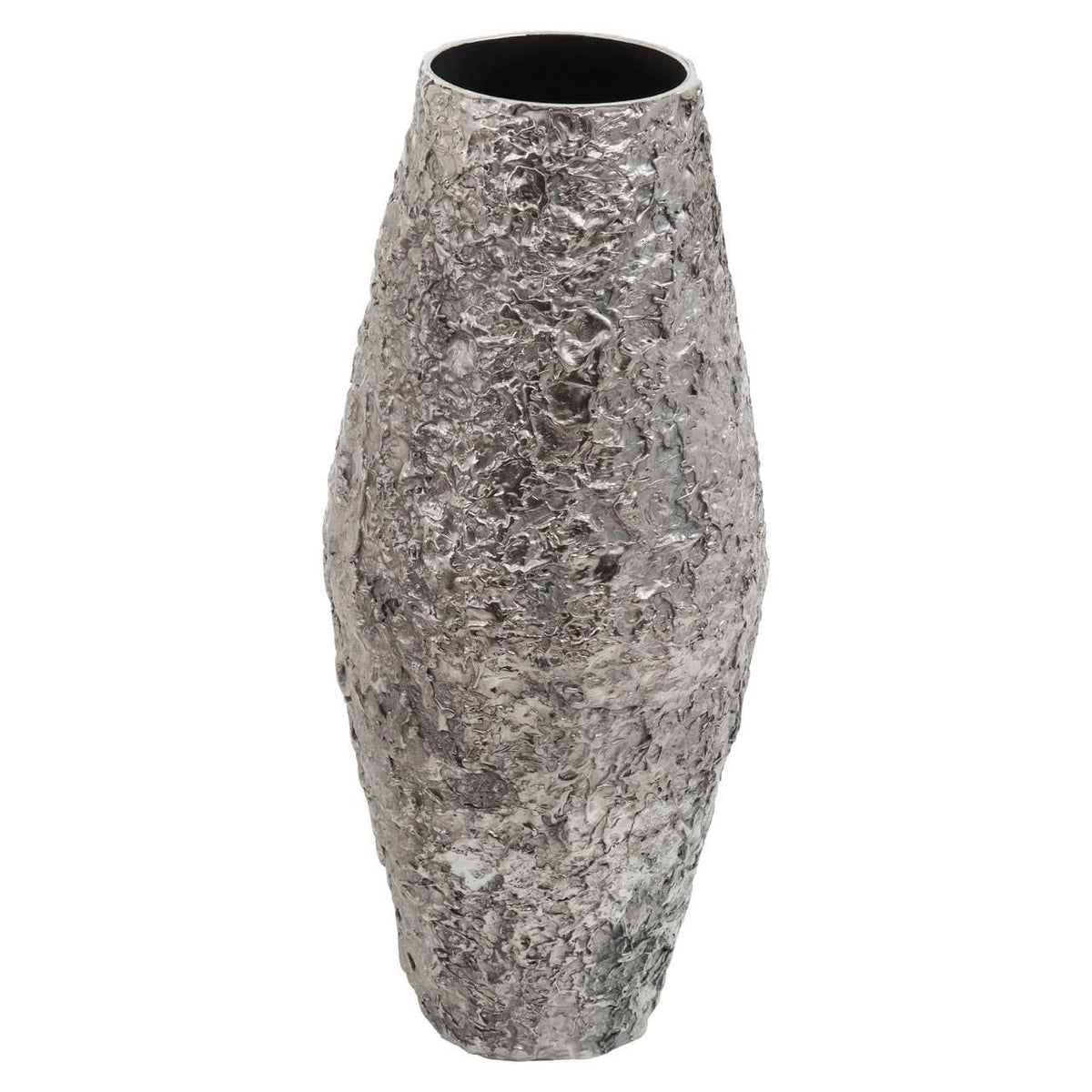 Akola Large Silver Vase.