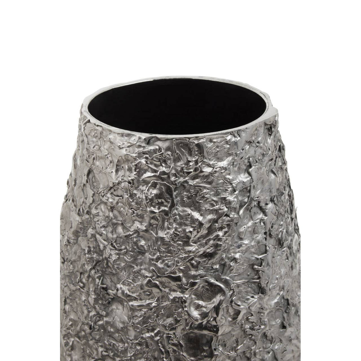 Akola Large Silver Vase.