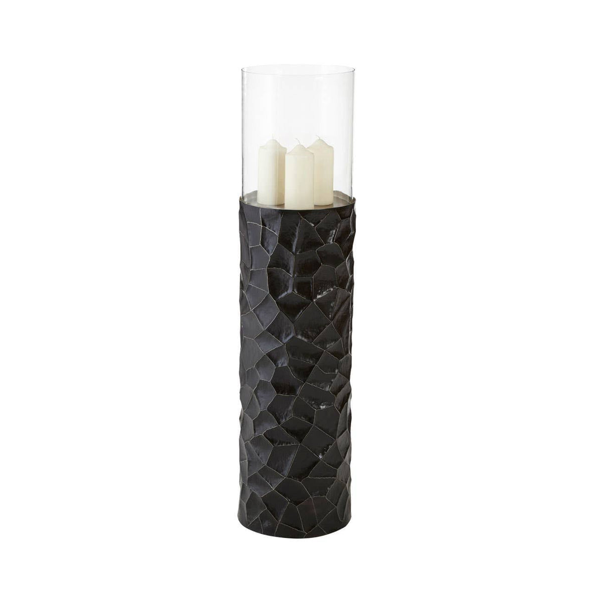 Akola Small Floor Standing Hurricane Candle Holder.