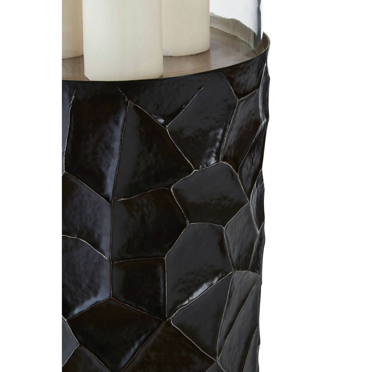 Akola Small Floor Standing Hurricane Candle Holder.