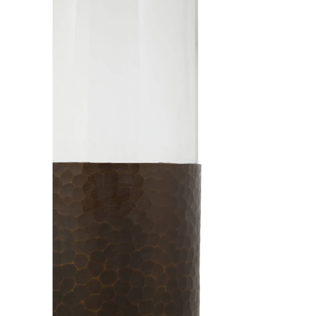 Akola Small Gold Floor Standing Candle Holder.