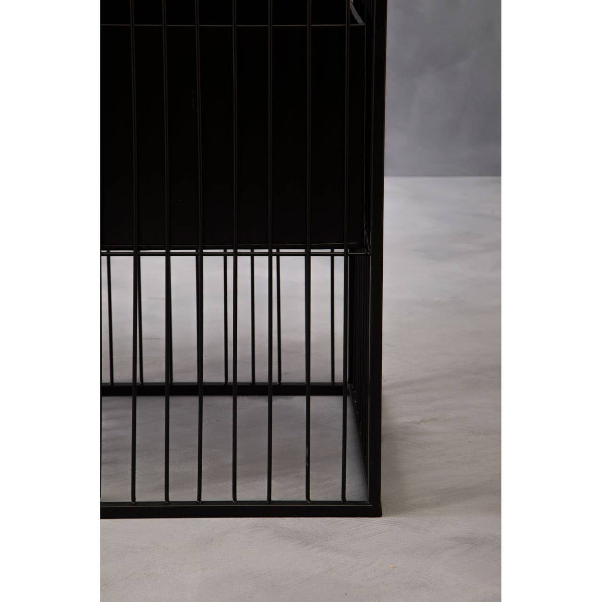 Alden Black Floor Standing Planter.