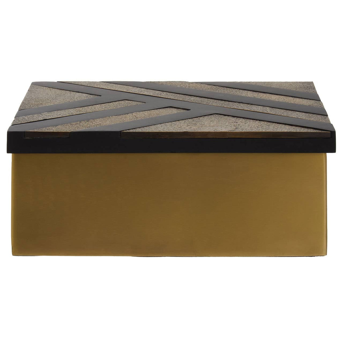 Aris Large Gold Trinket Box.