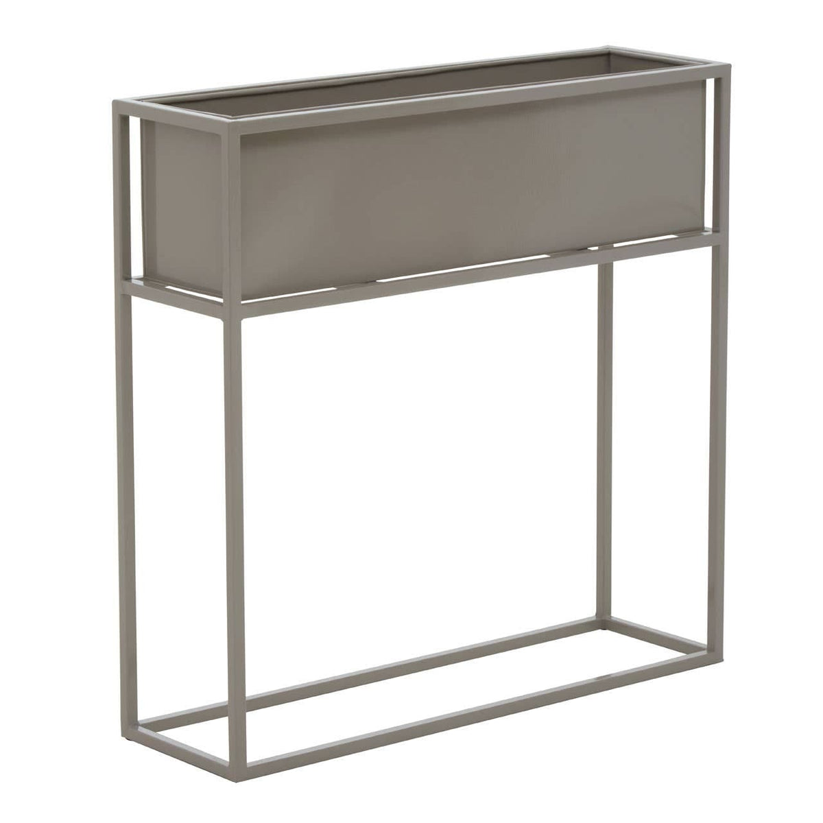 Asher Grey Floor Standing Plant Box.