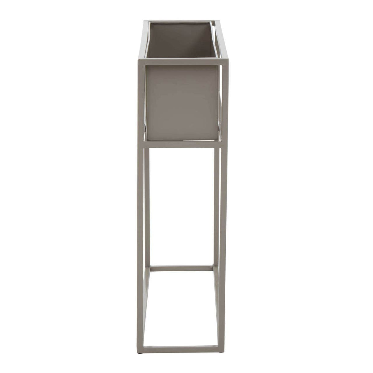 Asher Grey Floor Standing Plant Box.