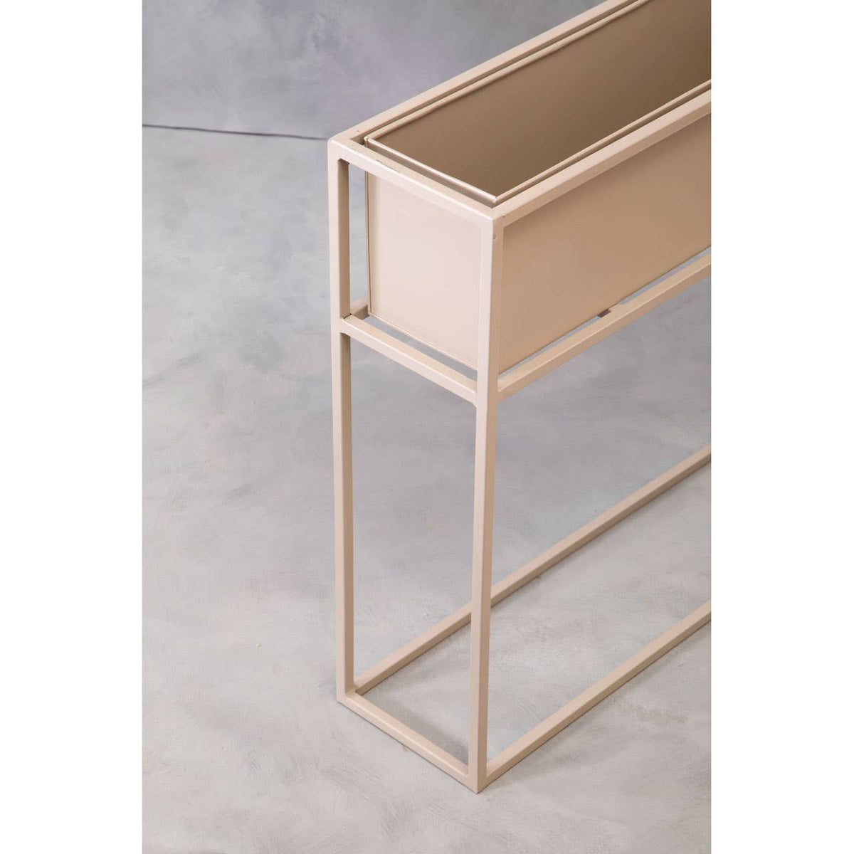 Asher Grey Floor Standing Plant Box.