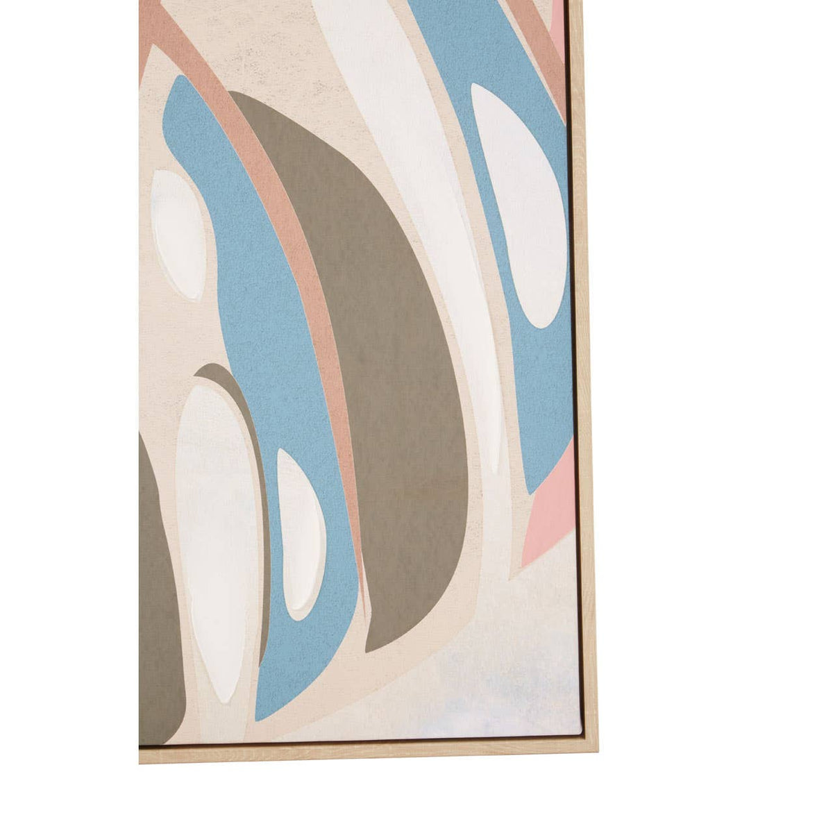 Astratto Canvas Leaf Design Wall Art.