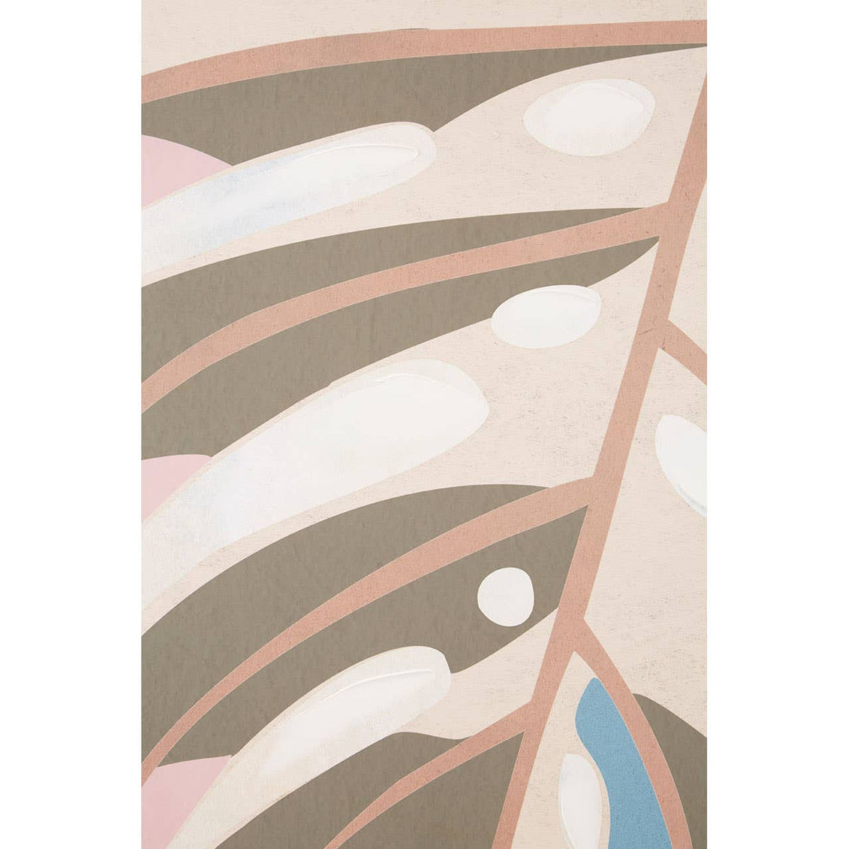 Astratto Canvas Leaf Design Wall Art.