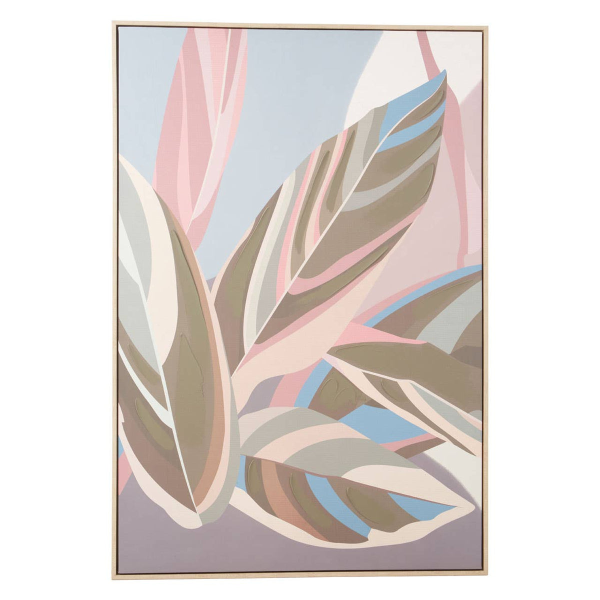 Astratto Canvas Multileafs Wall Art.