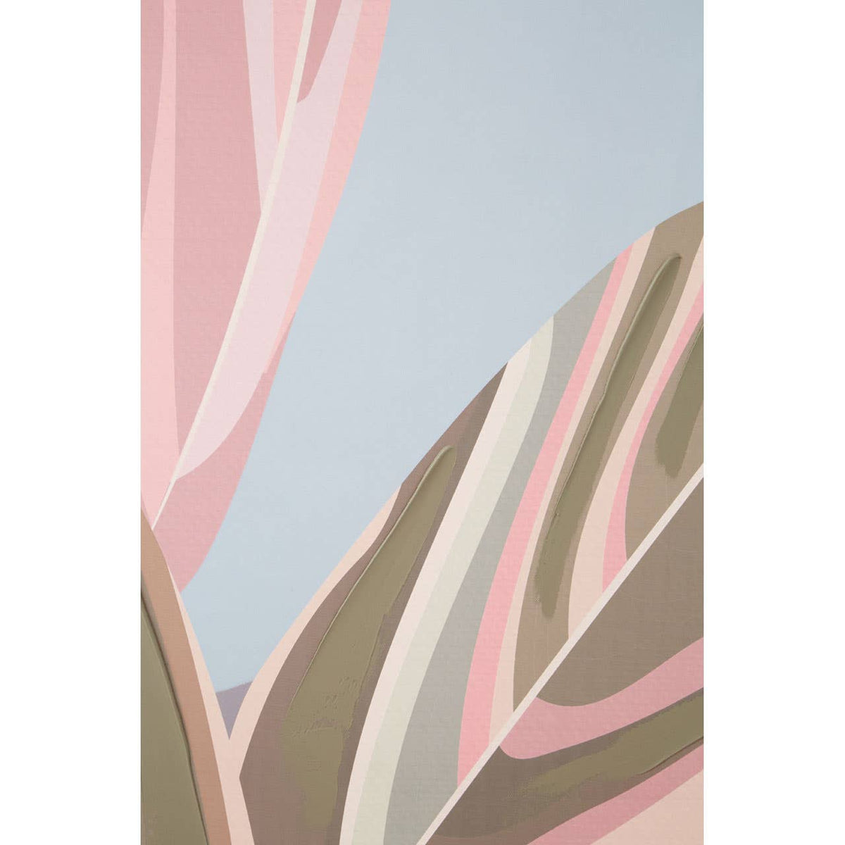 Astratto Canvas Multileafs Wall Art.
