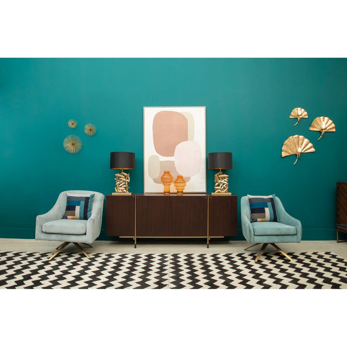 Astratto Canvas Natural Wall Art.