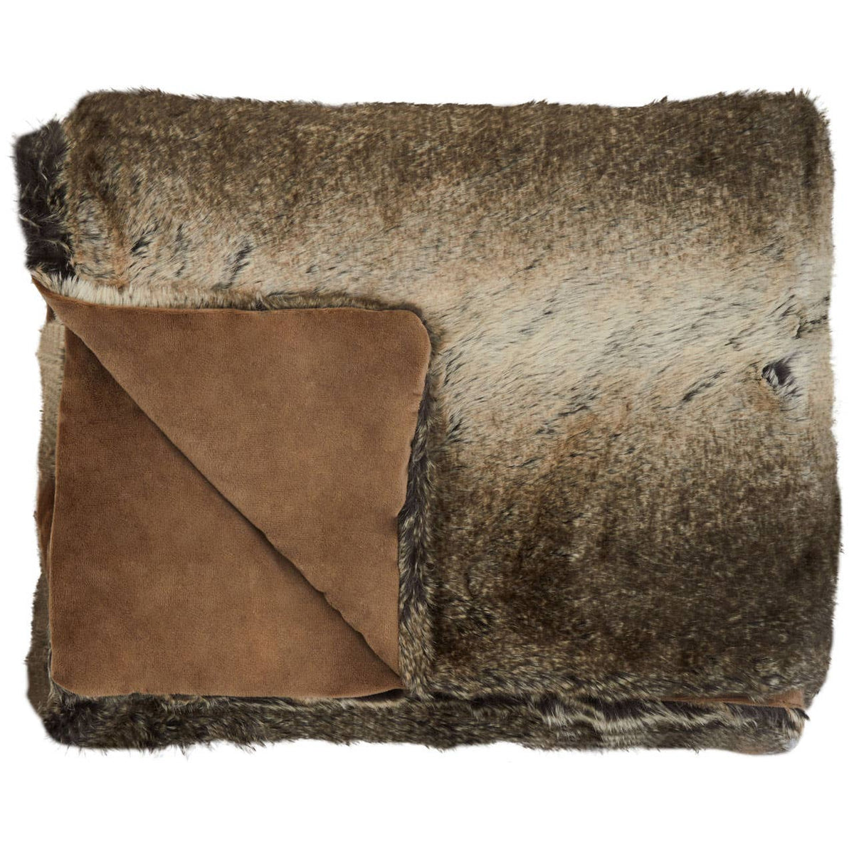 Bosie Lamina Mocha Ombre Throw.