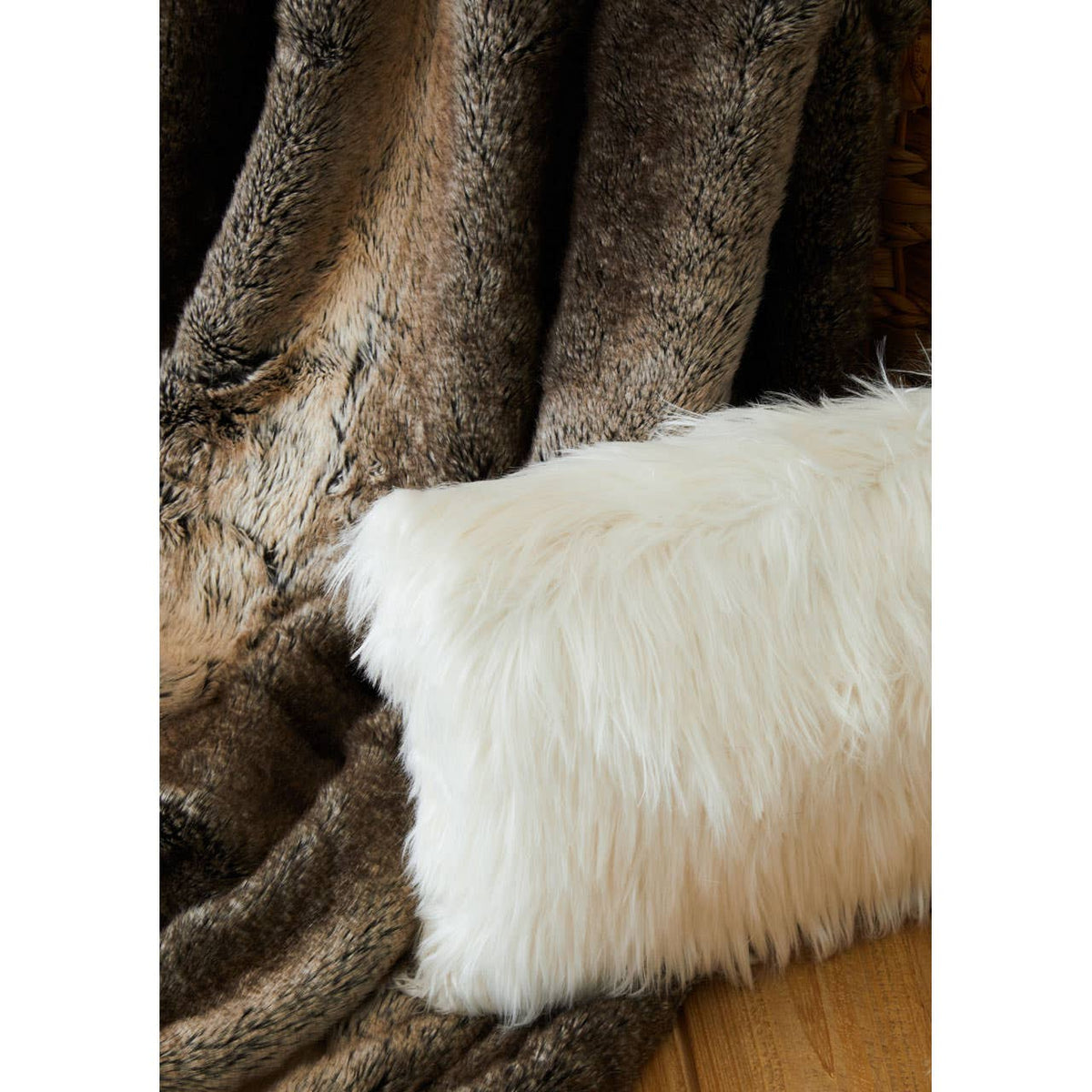 Bosie Lamina Mocha Ombre Throw.