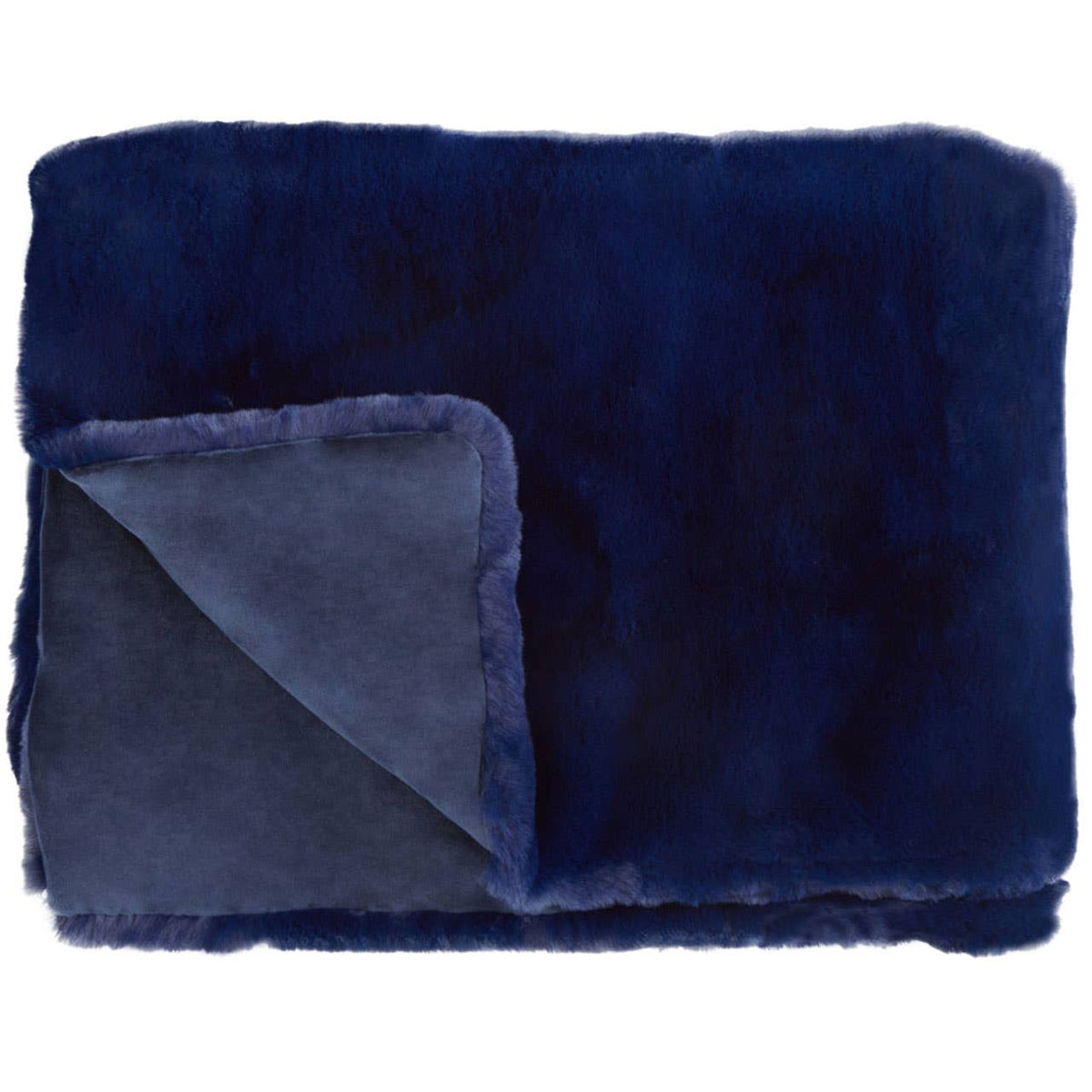 Bosie Lamina Navy Blue Throw.