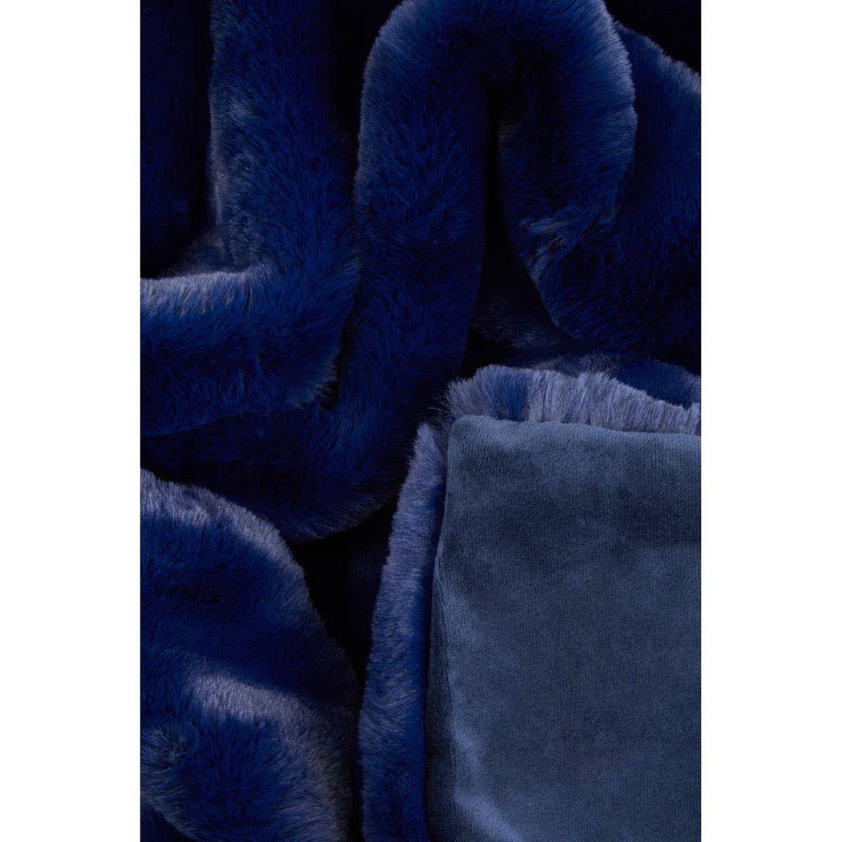 Bosie Lamina Navy Blue Throw.