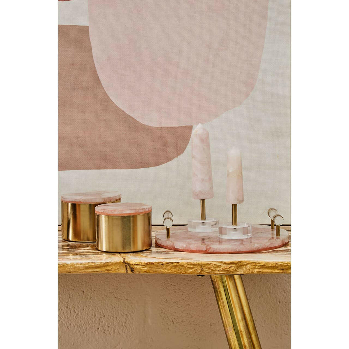 Bowerbird Pink Quartz Tray.