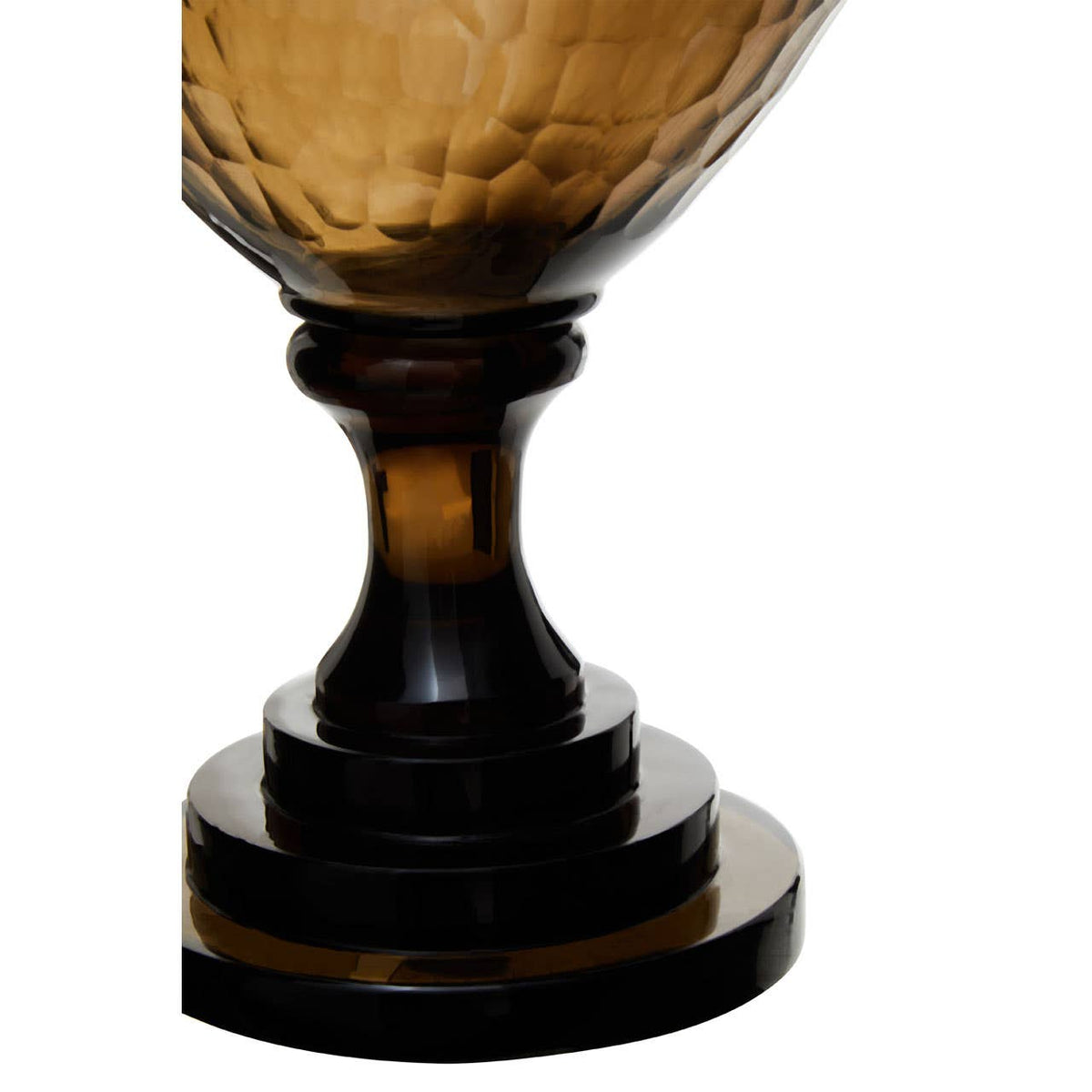 Cortina Medium Honeycomb Glass Candle Holder.