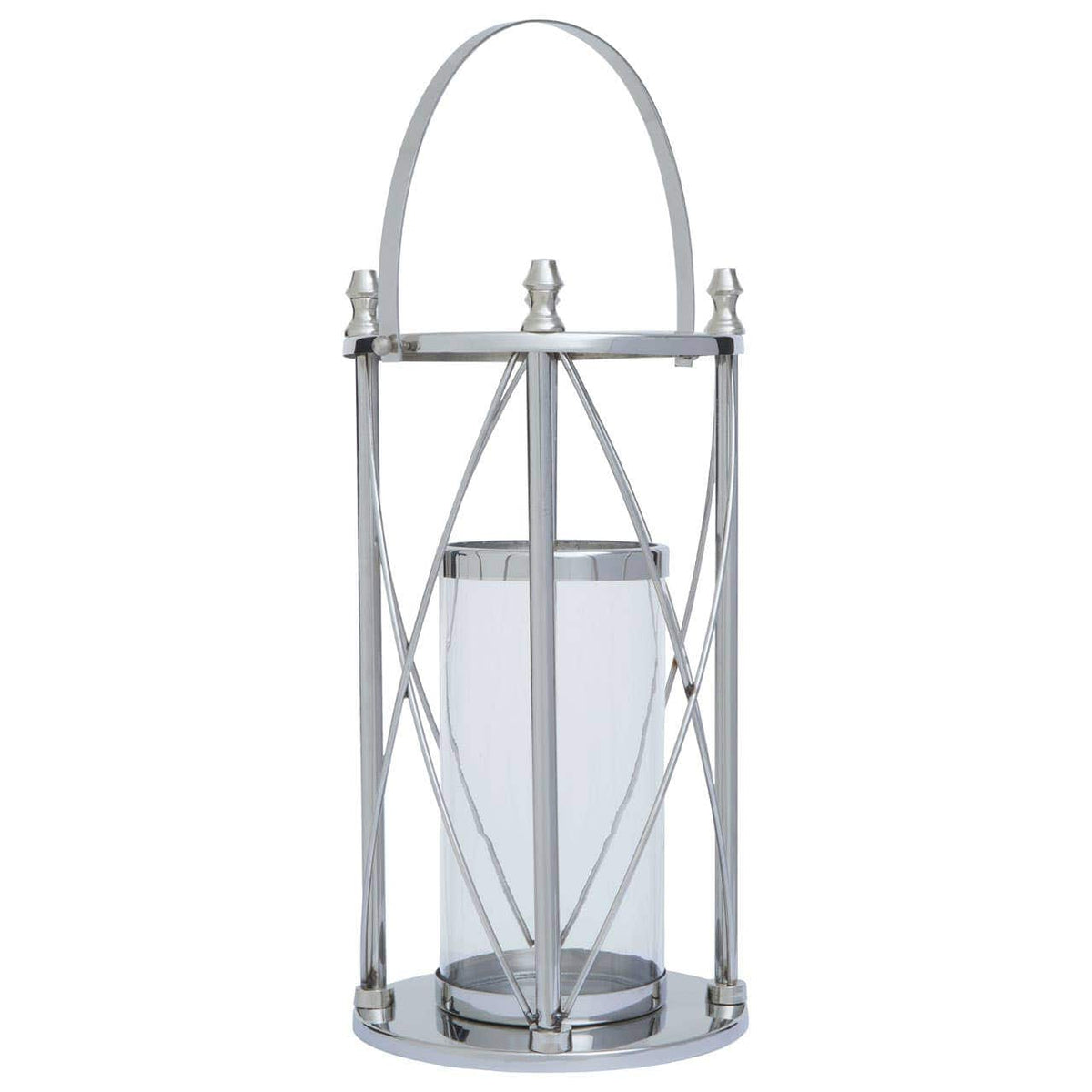 Cruzar Large Silver Lantern.