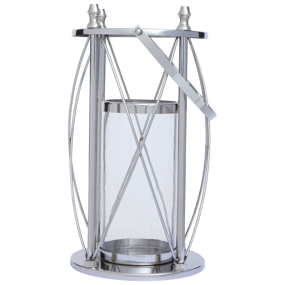 Cruzar Large Silver Lantern.