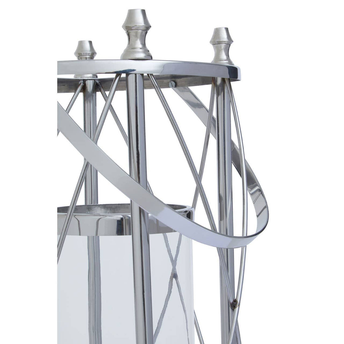 Cruzar Large Silver Lantern.