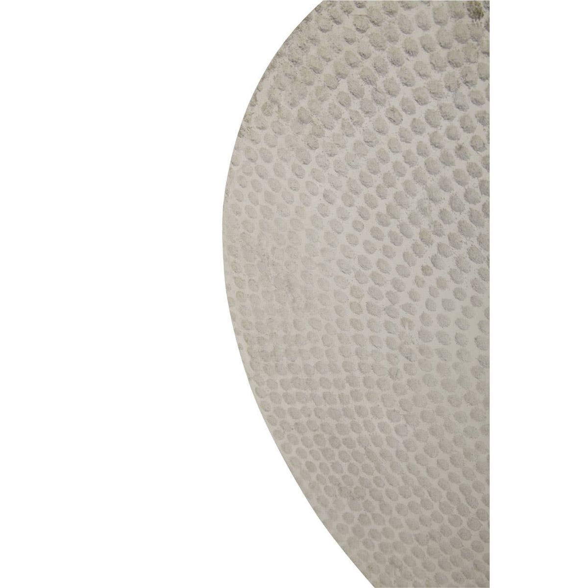 Elias Set Of Three Gold Silver And Black Hammered Metal Sculptures.