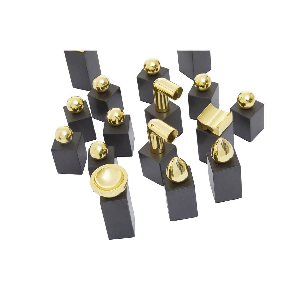 Flos Marble And Wood Chess Set.