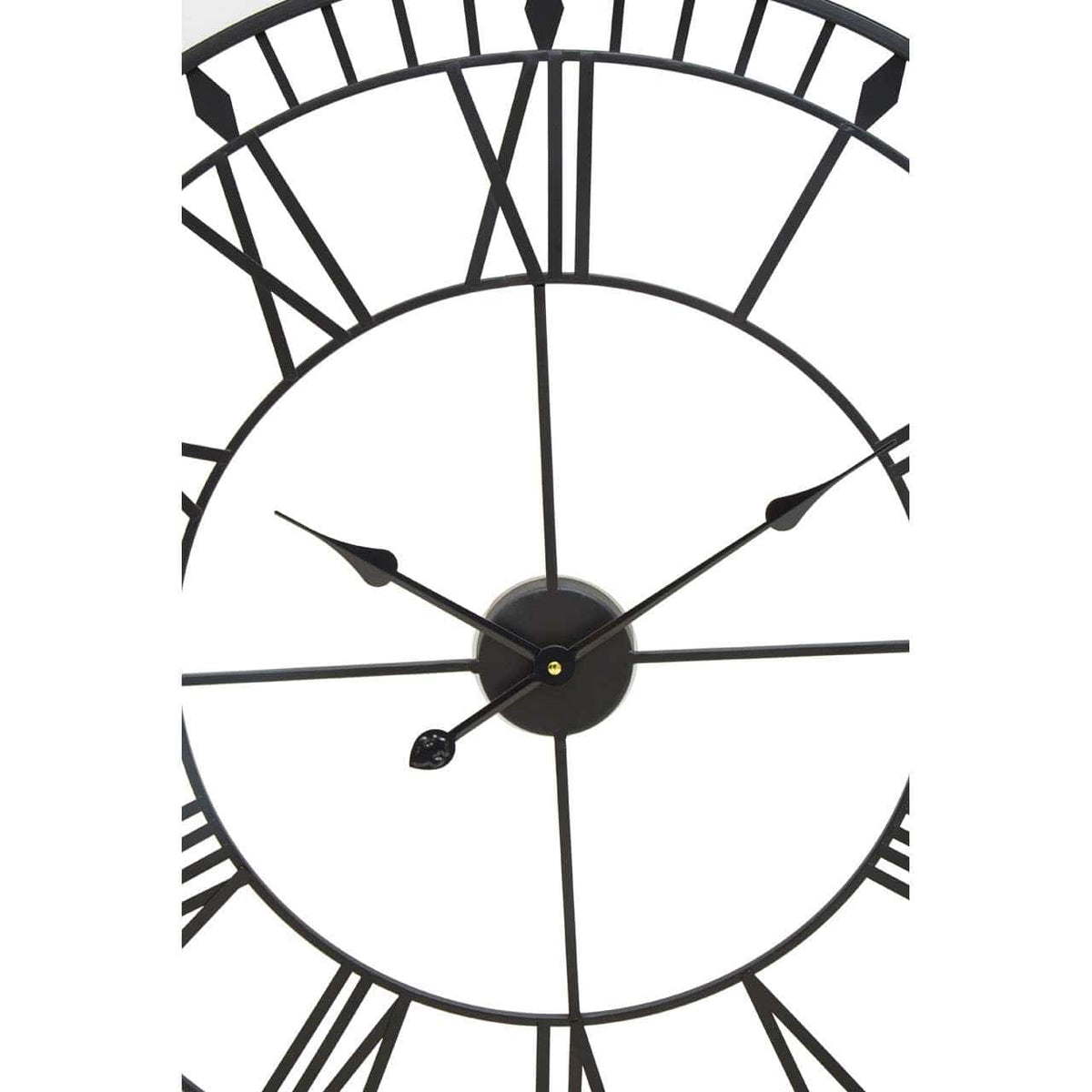 Genova Large Black And White Led Wall Clock.