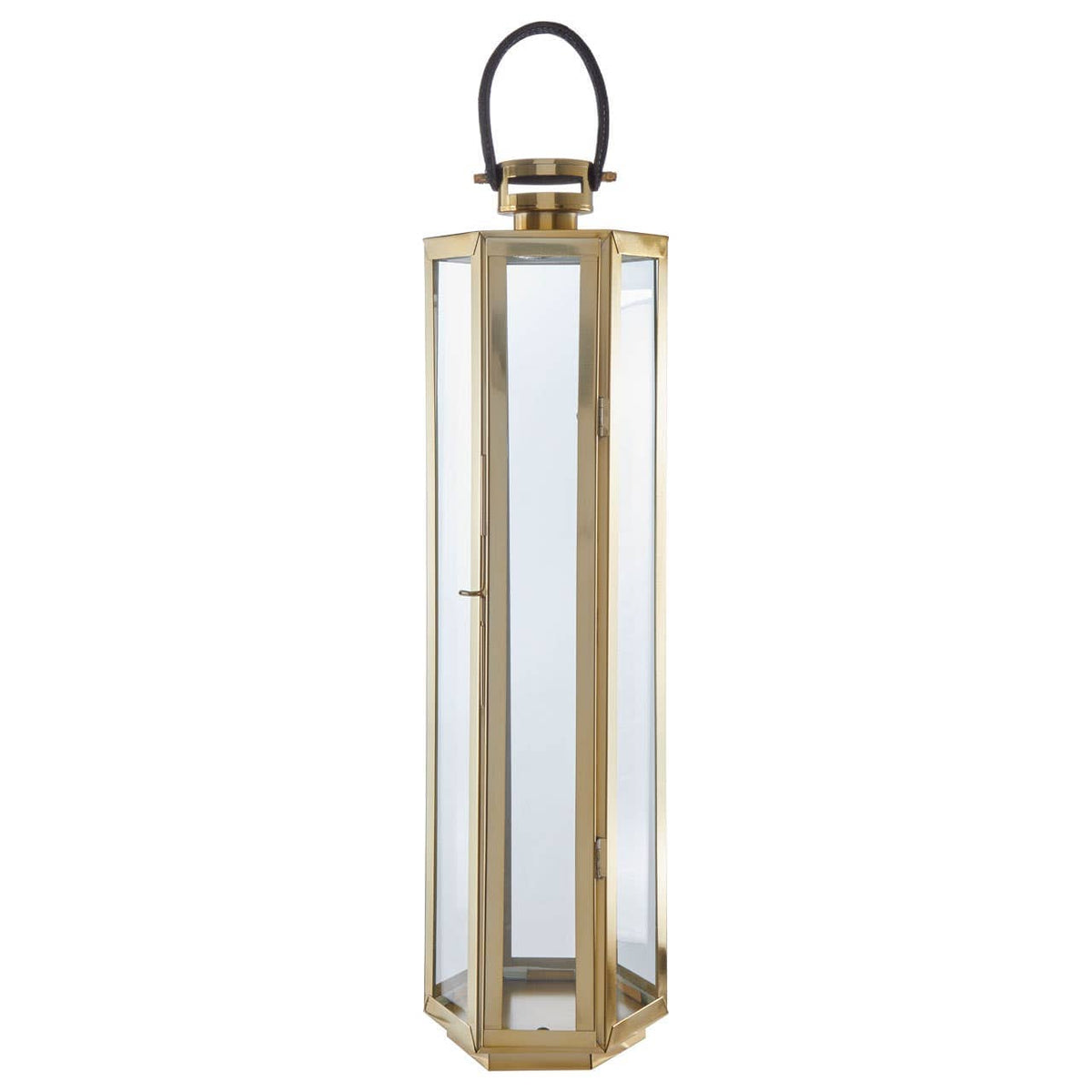 Herber Large Gold Finish Lantern.