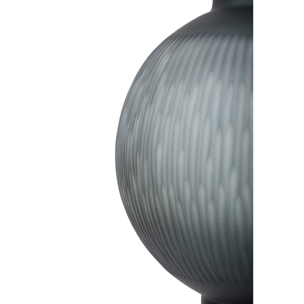 Hessa Large Carved Glass Vase.