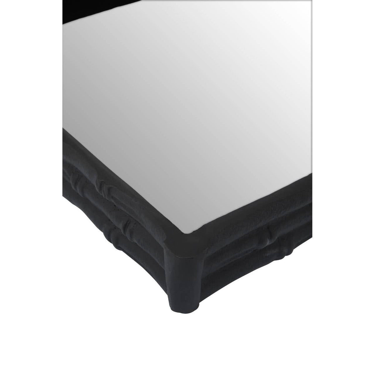 Hiba Black Finish Mirrored Tray.