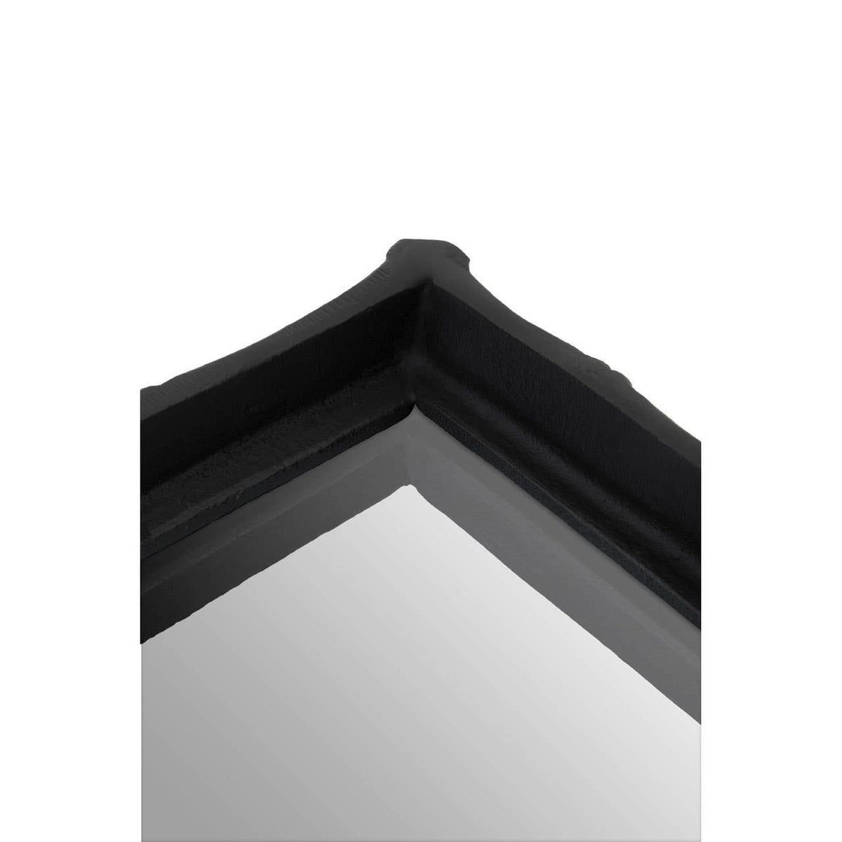 Hiba Black Finish Mirrored Tray.