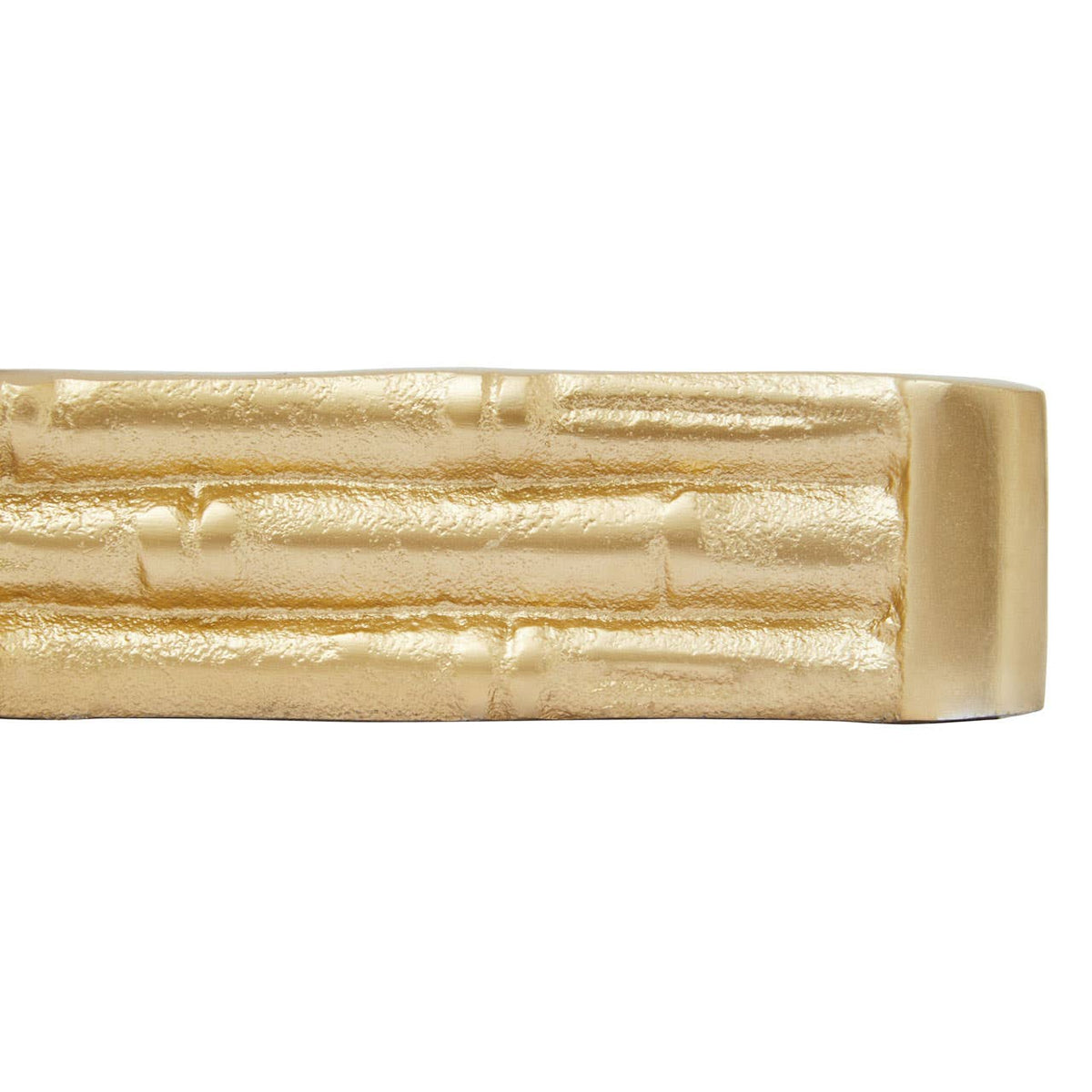 Hiba Gold Finish Mirrored Tray.