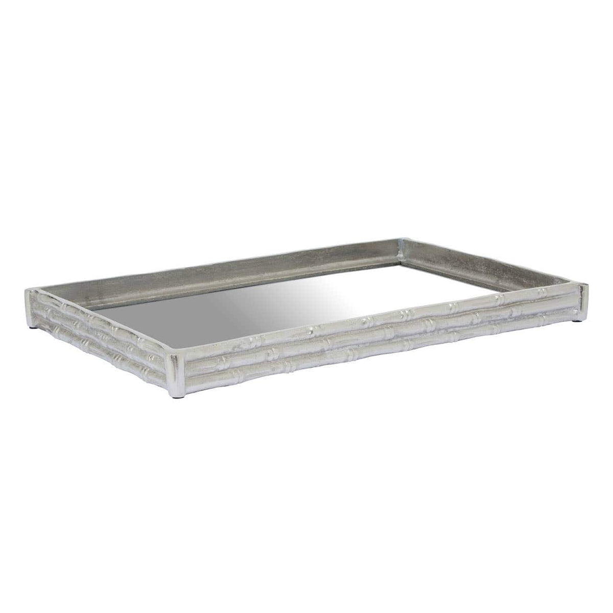 Hiba Silver Mirrored Tray.