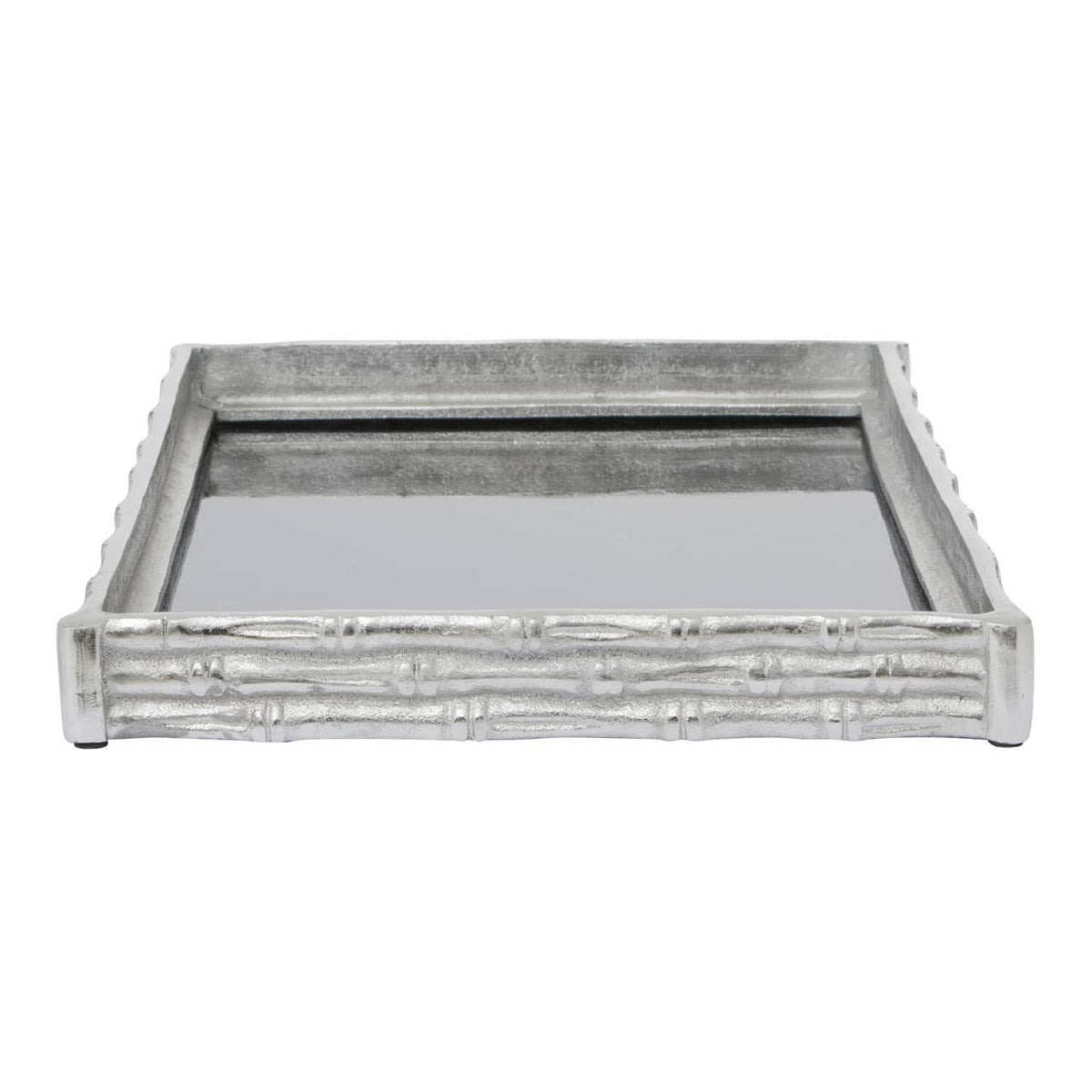 Hiba Silver Mirrored Tray.