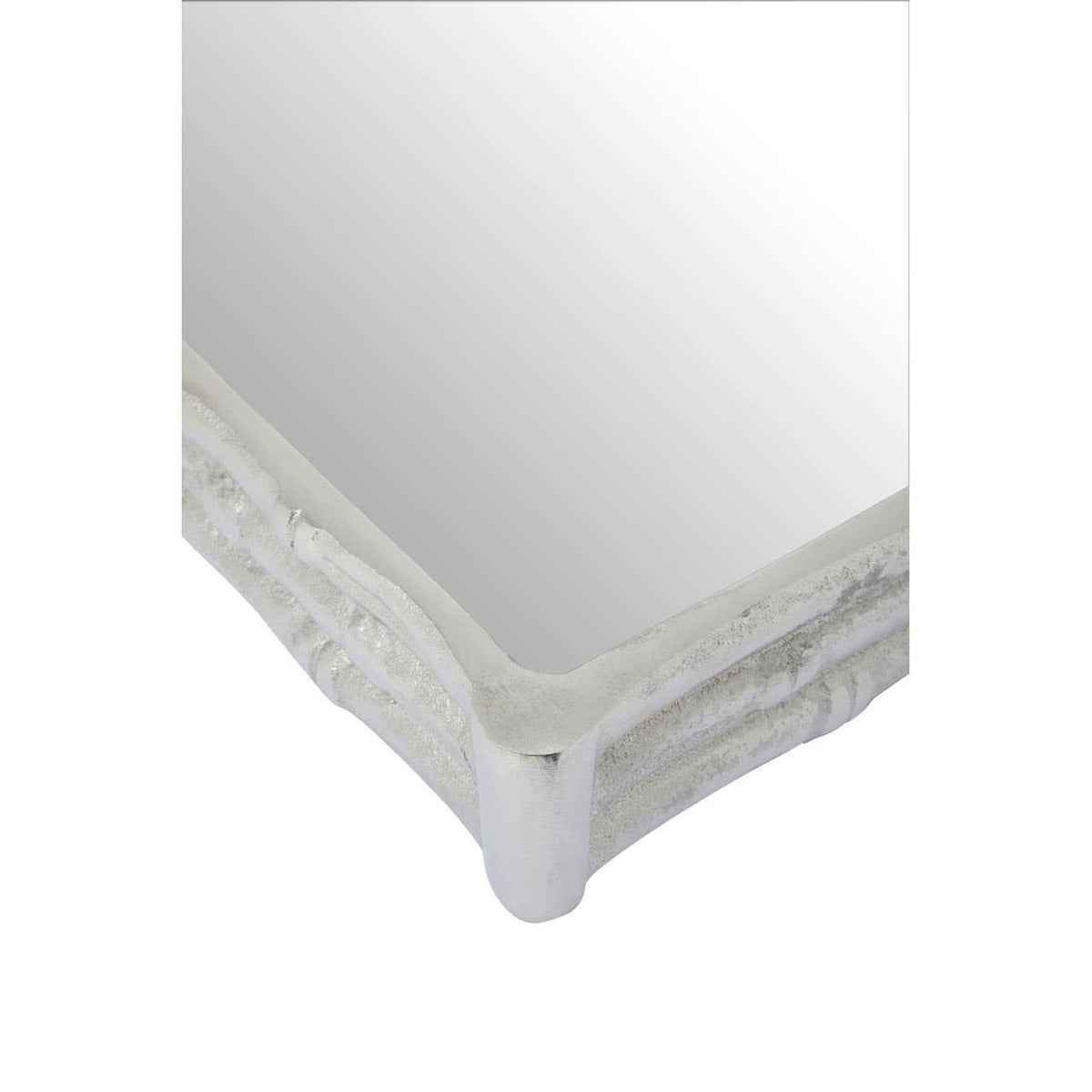 Hiba Silver Mirrored Tray.
