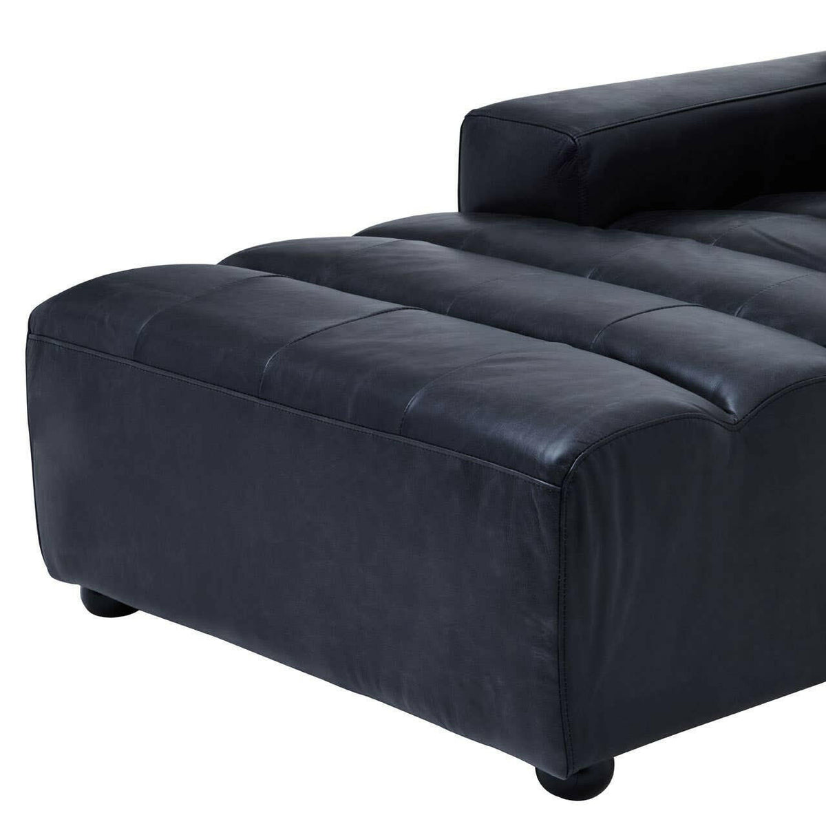 King Distressed Slate Right Chaise.